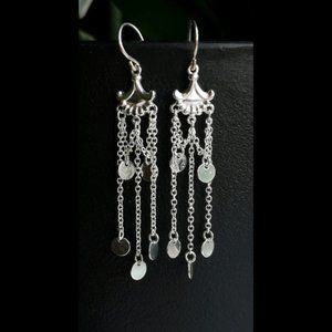 NEW, Sterling Silver dangle chandelier earrings